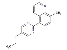 8-methyl-5-(5-propylpyrimidin-2-yl)quinoline