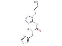 N'-(1-butyl-1H-tetrazol-5-yl)-N-methyl-N-(3-thienylmethyl)urea