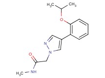 2-[4-(2-isopropoxyphenyl)-1H-pyrazol-1-yl]-N-methylacetamide