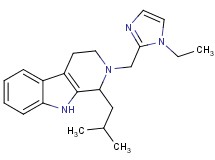 2-[(1-ethyl-1H-imidazol-2-yl)methyl]-1-isobutyl-2,3,4,9-tetrahydro-1H-beta-carboline