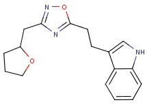 3-{2-[3-(tetrahydro-2-furanylmethyl)-1,2,4-oxadiazol-5-yl]ethyl}-1H-indole