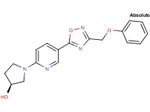 (3S)-1-{5-[3-(phenoxymethyl)-1,2,4-oxadiazol-5-yl]-2-pyridinyl}-3-pyrrolidinol