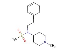 N-(1-methyl-4-piperidinyl)-N-(2-phenylethyl)methanesulfonamide