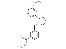 methyl 3-{[2-(3-methoxyphenyl)-1-pyrrolidinyl]methyl}benzoate