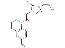3-[2-(6-methyl-3,4-dihydro-1(2H)-quinolinyl)-2-oxoethyl]-1-oxa-3,8-diazaspiro[4.5]decan-2-one hydrochloride