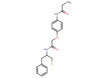 N-(4-{2-[(1-benzyl-2-fluoroethyl)amino]-2-oxoethoxy}phenyl)propanamide