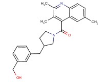 [3-({1-[(2,3,6-trimethylquinolin-4-yl)carbonyl]pyrrolidin-3-yl}methyl)phenyl]methanol
