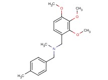 N-methyl-1-(4-methylphenyl)-N-(2,3,4-trimethoxybenzyl)methanamine trifluoroacetate