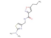 N-{[2-(dimethylamino)-1,3-thiazol-4-yl]methyl}-5-propyl-3-isoxazolecarboxamide