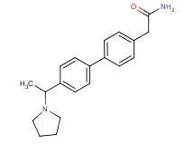 2-[4'-(1-pyrrolidin-1-ylethyl)biphenyl-4-yl]acetamide