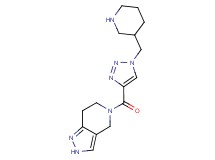 5-{[1-(piperidin-3-ylmethyl)-1H-1,2,3-triazol-4-yl]carbonyl}-4,5,6,7-tetrahydro-2H-pyrazolo[4,3-c]pyridine