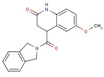 4-(1,3-dihydro-2H-isoindol-2-ylcarbonyl)-6-methoxy-3,4-dihydro-2(1H)-quinolinone