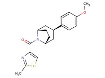 (3-endo)-3-(4-methoxyphenyl)-8-[(2-methyl-1,3-thiazol-4-yl)carbonyl]-8-azabicyclo[3.2.1]octane