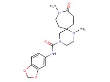 N-1,3-benzodioxol-5-yl-1,9-dimethyl-10-oxo-1,4,9-triazaspiro[5.6]dodecane-4-carboxamide