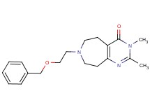 7-[2-(benzyloxy)ethyl]-2,3-dimethyl-3,5,6,7,8,9-hexahydro-4H-pyrimido[4,5-d]azepin-4-one