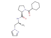 1-(cyclohexylcarbonyl)-N-[1-methyl-2-(1H-pyrazol-1-yl)ethyl]prolinamide