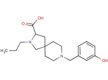 8-(3-hydroxybenzyl)-2-propyl-2,8-diazaspiro[4.5]decane-3-carboxylic acid