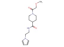 1-(methoxyacetyl)-N-[2-(1H-pyrrol-1-yl)ethyl]-4-piperidinecarboxamide