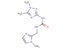N-(1,5-dimethyl-1H-1,2,4-triazol-3-yl)-N'-[(1-methyl-1H-imidazol-2-yl)methyl]urea