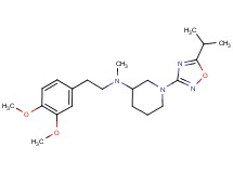 N-[2-(3,4-dimethoxyphenyl)ethyl]-1-(5-isopropyl-1,2,4-oxadiazol-3-yl)-N-methyl-3-piperidinamine