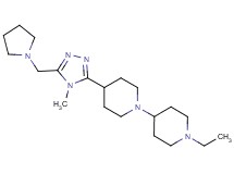 1'-ethyl-4-[4-methyl-5-(pyrrolidin-1-ylmethyl)-4H-1,2,4-triazol-3-yl]-1,4'-bipiperidine