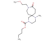 butyl 9-(2-methoxyethyl)-1-methyl-10-oxo-1,4,9-triazaspiro[5.6]dodecane-4-carboxylate