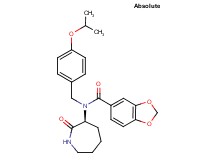 N-(4-isopropoxybenzyl)-N-[(3S)-2-oxo-3-azepanyl]-1,3-benzodioxole-5-carboxamide