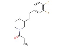 3-[2-(3,4-difluorophenyl)ethyl]-1-propionylpiperidine