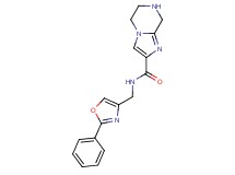 N-[(2-phenyl-1,3-oxazol-4-yl)methyl]-5,6,7,8-tetrahydroimidazo[1,2-a]pyrazine-2-carboxamide