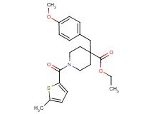 ethyl 4-(4-methoxybenzyl)-1-[(5-methyl-2-thienyl)carbonyl]-4-piperidinecarboxylate