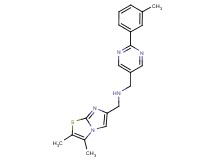 1-(2,3-dimethylimidazo[2,1-b][1,3]thiazol-6-yl)-N-{[2-(3-methylphenyl)pyrimidin-5-yl]methyl}methanamine
