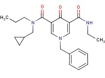 1-benzyl-N-(cyclopropylmethyl)-N'-ethyl-4-oxo-N-propyl-1,4-dihydro-3,5-pyridinedicarboxamide