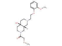 (4aR*,8aR*)-2-(methoxyacetyl)-7-[2-(2-methoxyphenoxy)ethyl]octahydro-2,7-naphthyridin-4a(2H)-ol