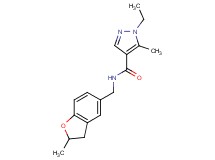 1-ethyl-5-methyl-N-[(2-methyl-2,3-dihydro-1-benzofuran-5-yl)methyl]-1H-pyrazole-4-carboxamide