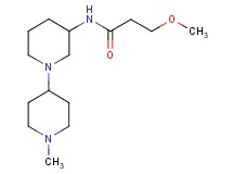 3-methoxy-N-(1'-methyl-1,4'-bipiperidin-3-yl)propanamide