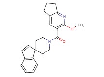1'-[(2-methoxy-6,7-dihydro-5H-cyclopenta[b]pyridin-3-yl)carbonyl]spiro[indene-1,4'-piperidine]