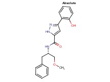 N-[(1S)-1-benzyl-2-methoxyethyl]-3-(2-hydroxyphenyl)-1H-pyrazole-5-carboxamide