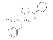 N-allyl-1-(cyclohexylcarbonyl)-N-(pyridin-3-ylmethyl)pyrrolidine-2-carboxamide
