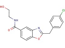 2-(4-chlorobenzyl)-N-(2-hydroxyethyl)-1,3-benzoxazole-5-carboxamide