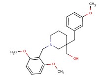 [1-(2,6-dimethoxybenzyl)-3-(3-methoxybenzyl)-3-piperidinyl]methanol