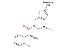 (2S)-N-allyl-2-amino-2-(2-chlorophenyl)-N-[(5-methyl-2-thienyl)methyl]acetamide