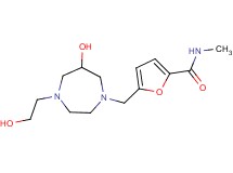 5-{[6-hydroxy-4-(2-hydroxyethyl)-1,4-diazepan-1-yl]methyl}-N-methyl-2-furamide