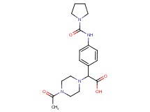 (4-acetylpiperazin-1-yl){4-[(pyrrolidin-1-ylcarbonyl)amino]phenyl}acetic acid