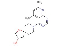 8-(5,7-dimethylpyrido[2,3-d]pyrimidin-4-yl)-1-oxa-8-azaspiro[4.5]decan-3-ol
