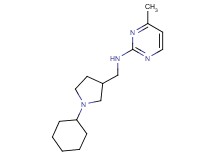 N-[(1-cyclohexylpyrrolidin-3-yl)methyl]-4-methylpyrimidin-2-amine