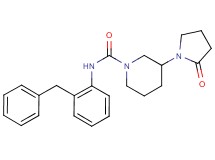 N-(2-benzylphenyl)-3-(2-oxopyrrolidin-1-yl)piperidine-1-carboxamide