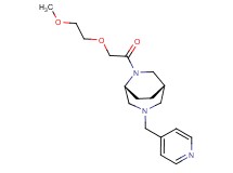 (1S*,5R*)-6-[(2-methoxyethoxy)acetyl]-3-(4-pyridinylmethyl)-3,6-diazabicyclo[3.2.2]nonane