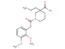 1-[(2,3-dimethoxyphenyl)acetyl]-3-propylpiperidine-3-carboxylic acid