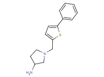 1-[(5-phenyl-2-thienyl)methyl]-3-pyrrolidinamine dihydrochloride