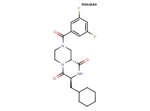 (3S,9aR)-3-(cyclohexylmethyl)-8-(3,5-difluorobenzoyl)tetrahydro-2H-pyrazino[1,2-a]pyrazine-1,4(3H,6H)-dione